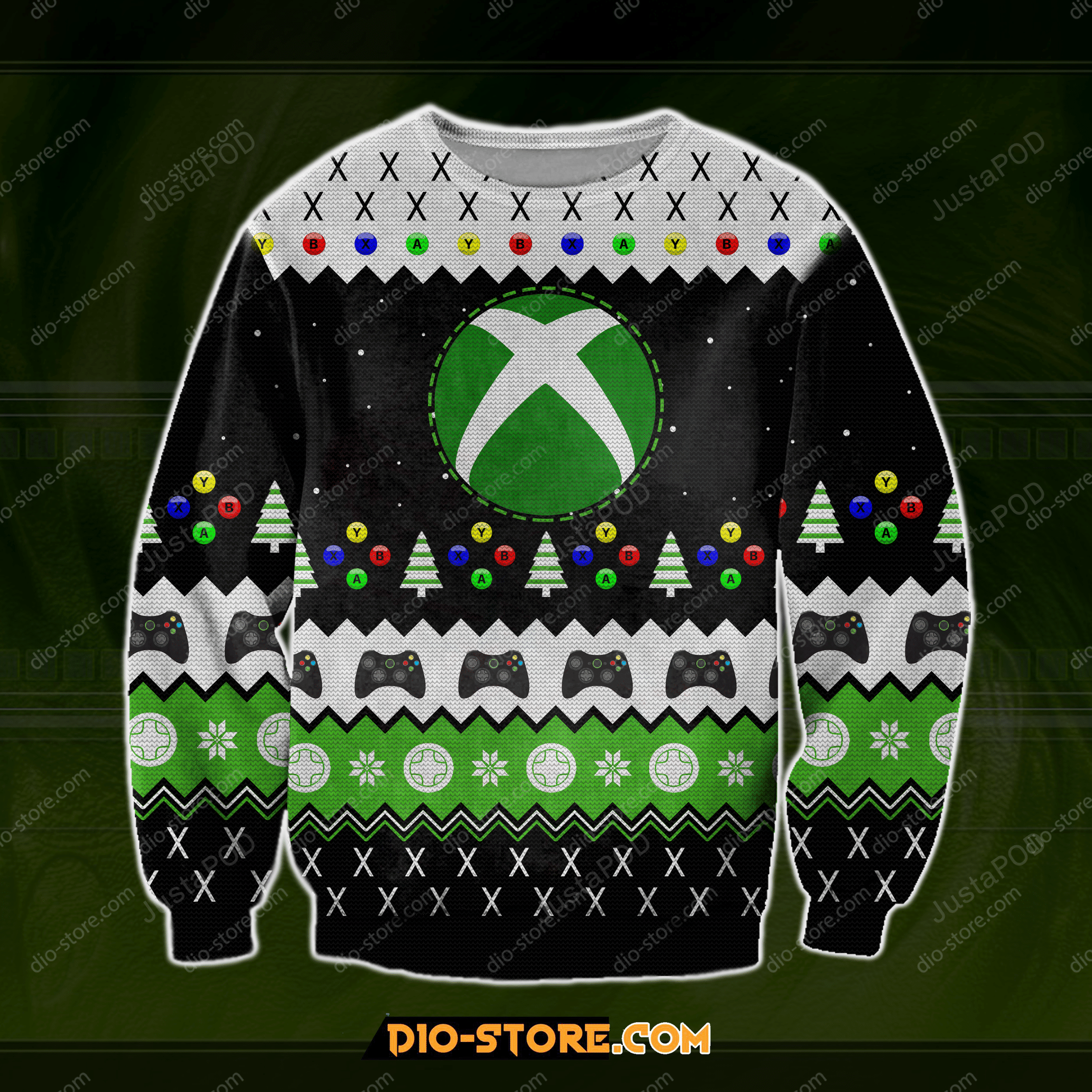 Xbox Ugly Christmas Sweater, All Over Print Sweatshirt