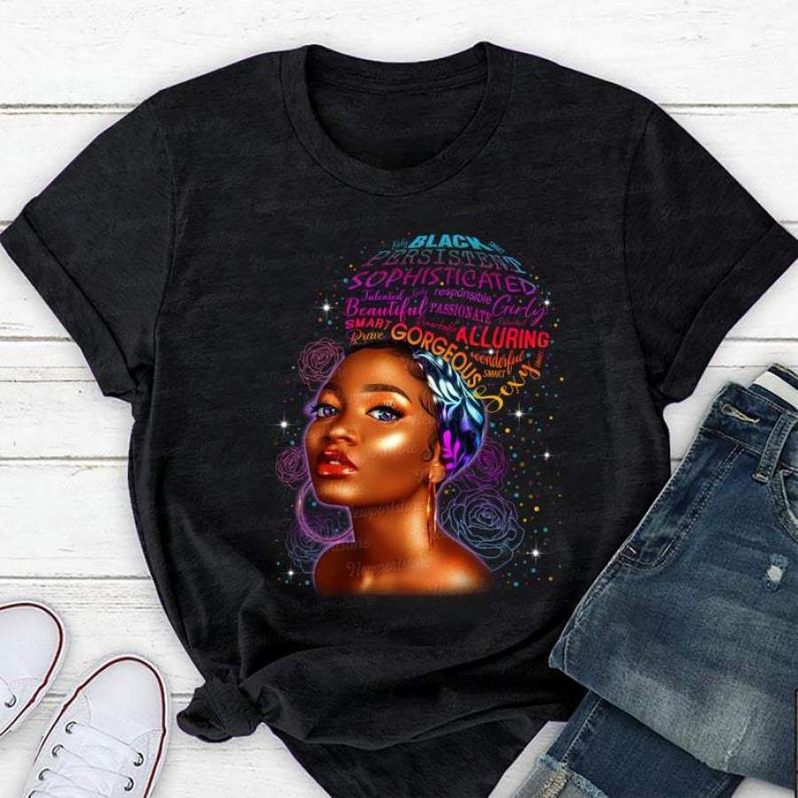 Black Girl Beautiful, Smart Rose Custom name Shirt #DH