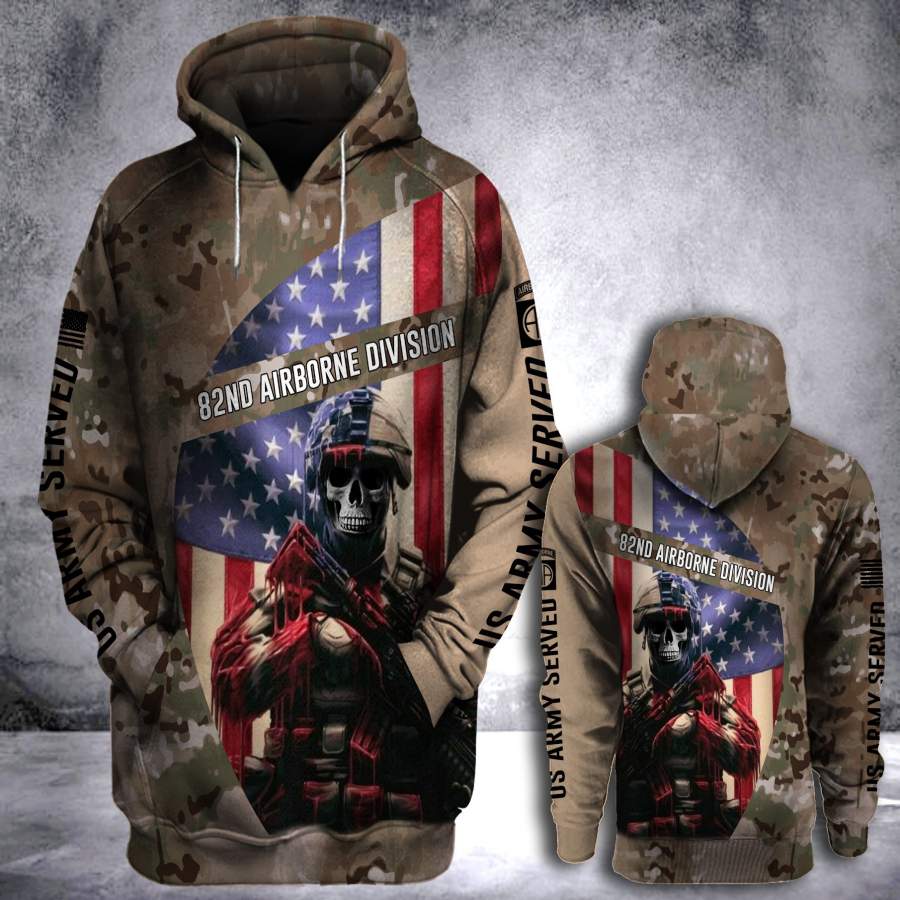 82nd Airborne Division Flag HOODIE – Liimon Store