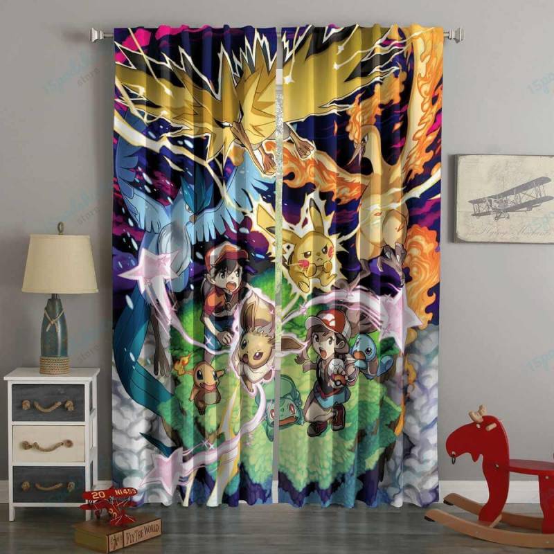 3D Printed Pokemon Go Custom Living Room Curtains