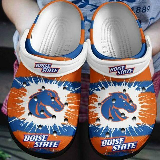 Boise State Broncos Clogs Clogband Clog Comfortable Water Shoes