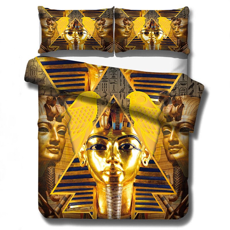 Queen Of Egypt 3D Bedding Set Duvet Covers African National Style Sets Bedclothes Bed (No Sheet)05