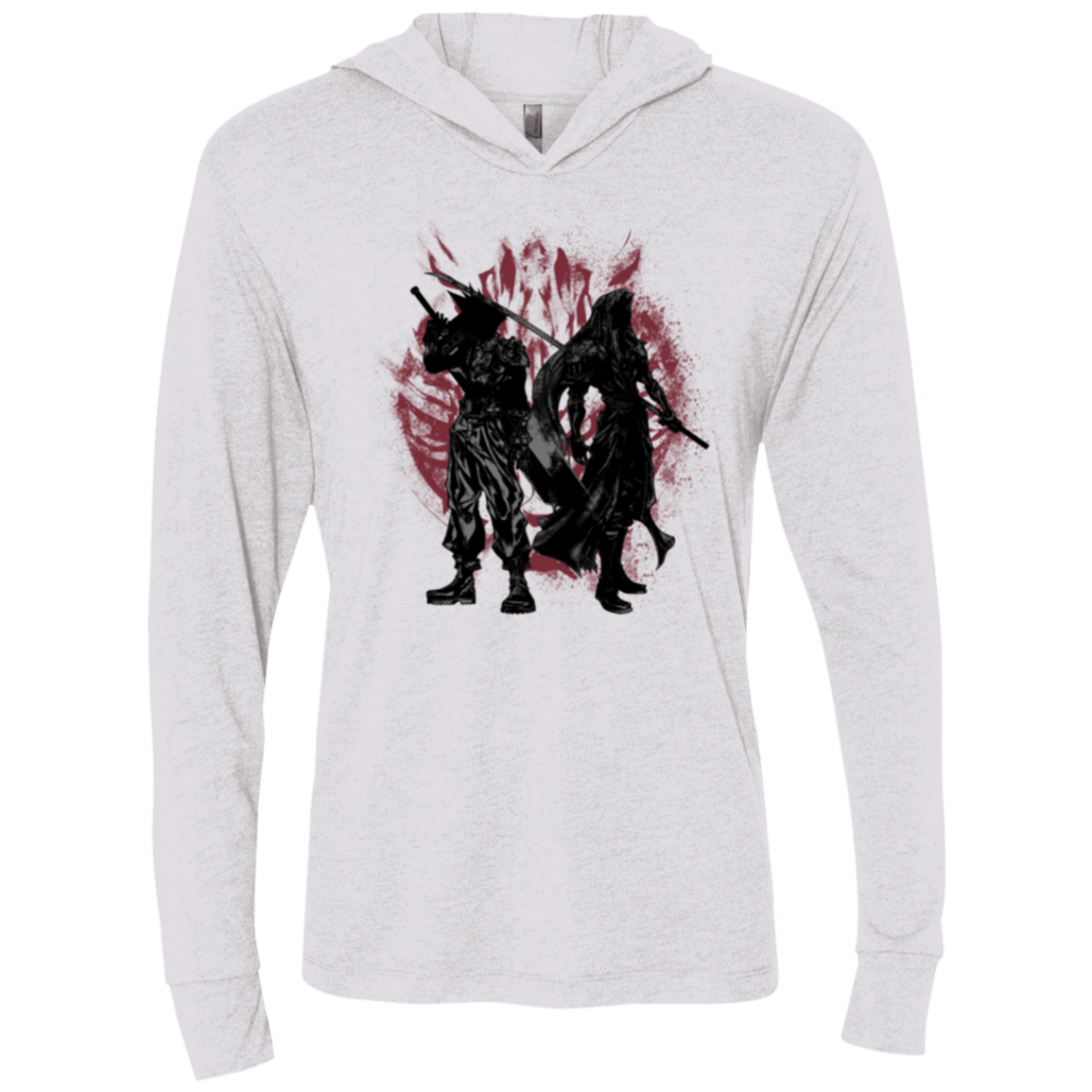 Born Enemies Triblend Long Sleeve Hoodie Tee