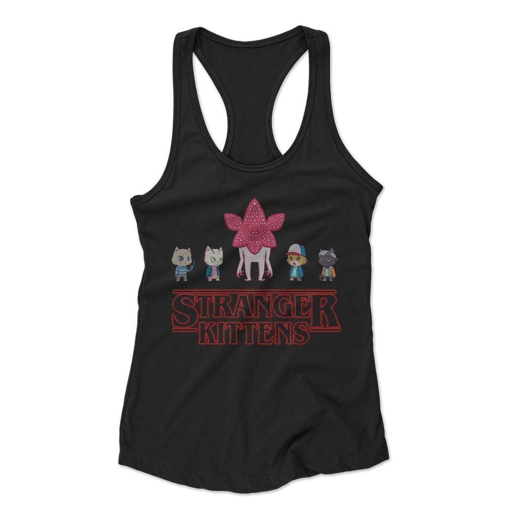 Stranger Kittens Woman’s Racerback Tank Top