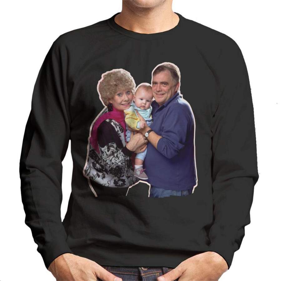 TV Times Coronation Streets Jack And Vera Duckworth Men’s Sweatshirt
