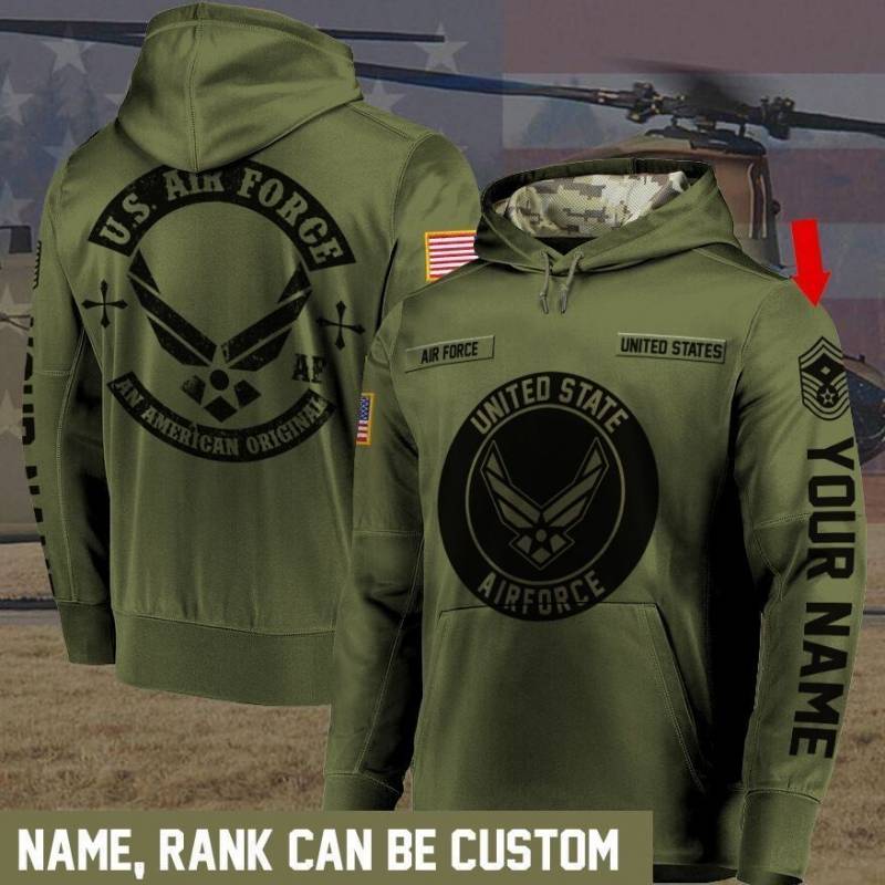 United States Air Force Pullover Hoodie Customize 7