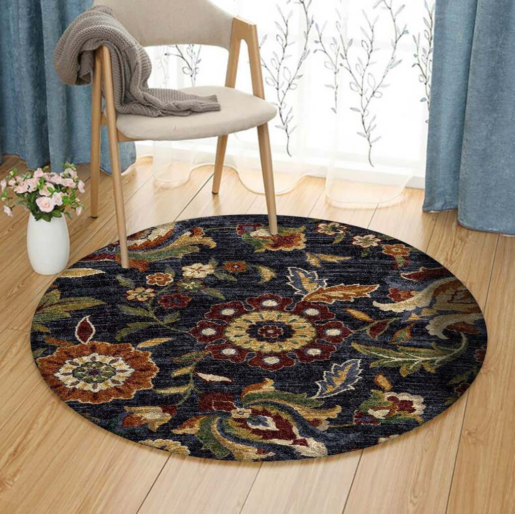 Flower GE1339 Round Rug  CYSI2907