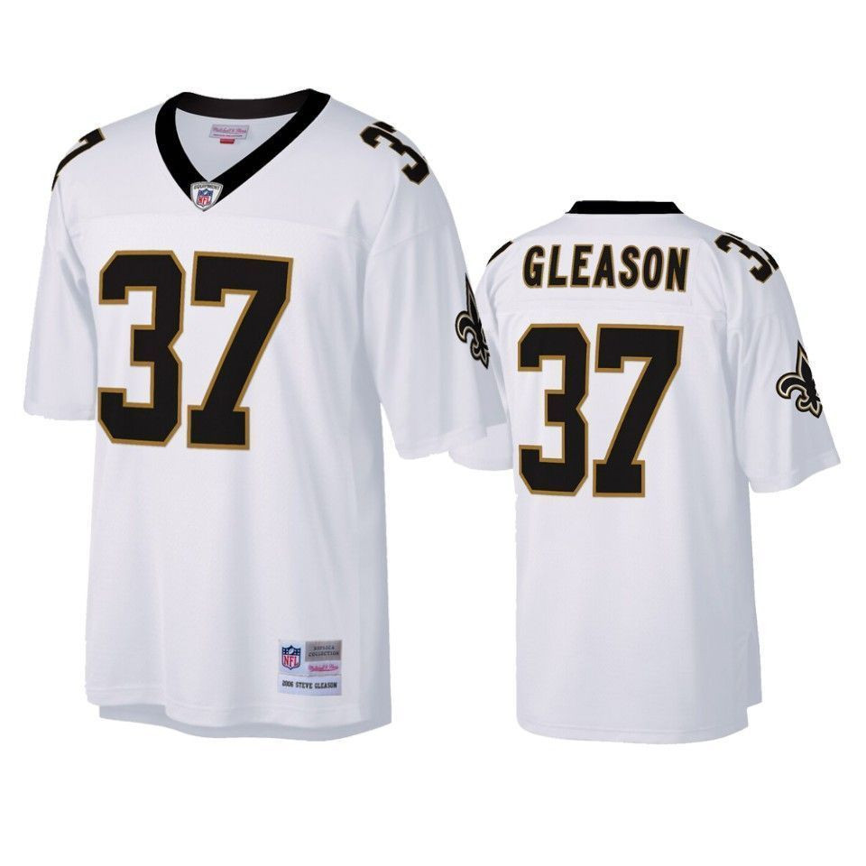 New Orleans Saints Steve Gleason White Legacy Replica 3D Jersey