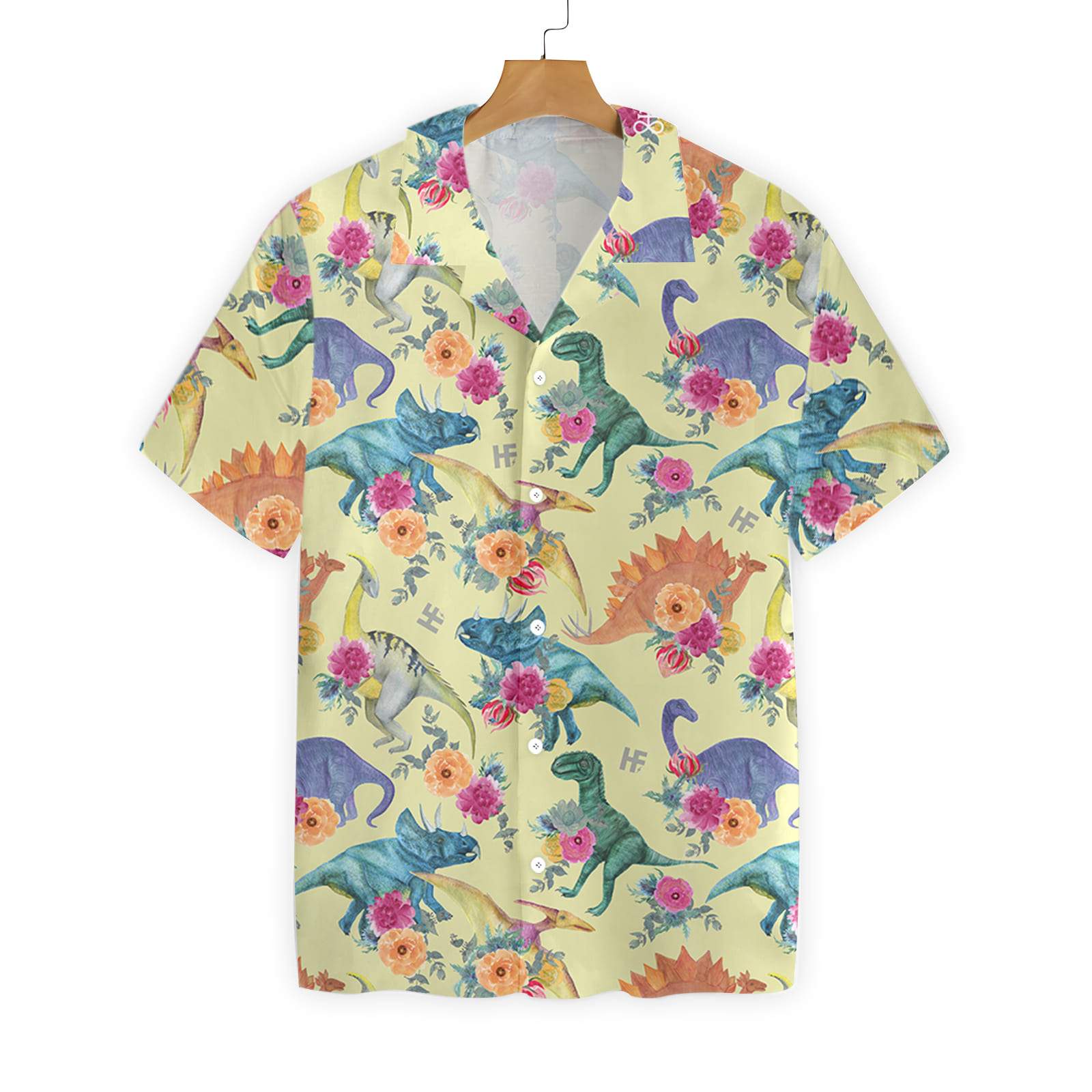 Floral Dinosaurs 2610 Hawaii Shirt Ha64835