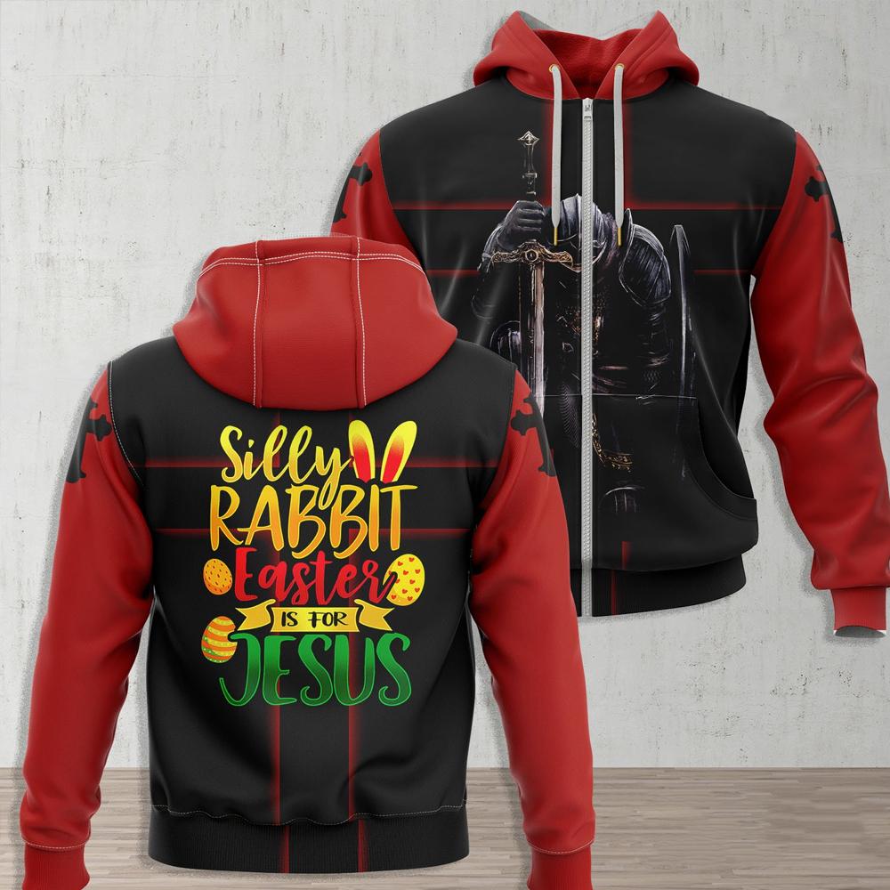 Rabbit Easter Is For Jesus 3D All Over Print | Hoodie | Unisex | Full Size | Adult | Colorful | HT2867