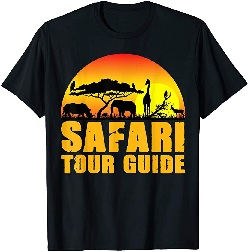 Safari Tour Guide Halloween Costume Animal Gift T-Shirt