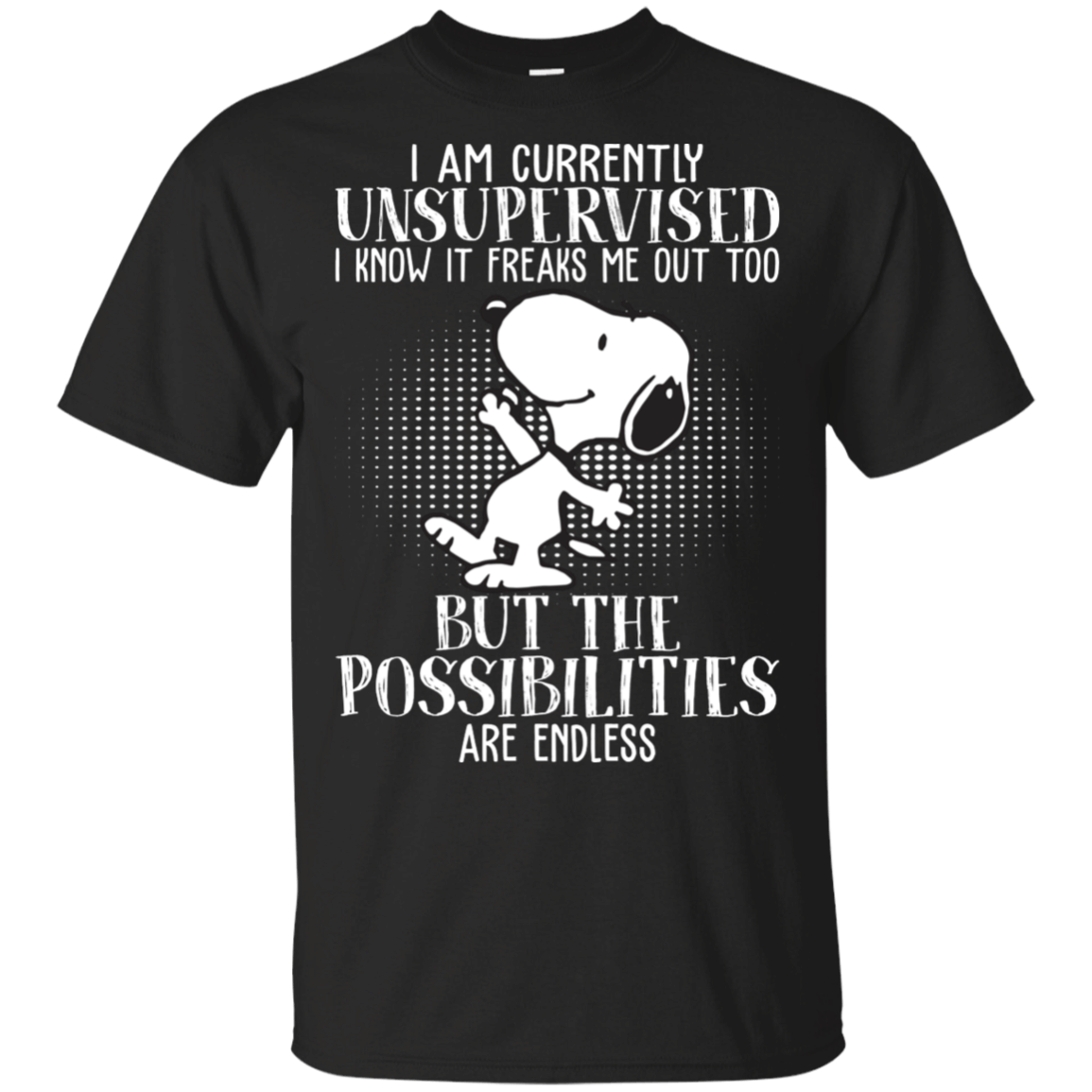 I Am Currently Unsupervised I Know It Freaks Me Out Too Funny Snoopy ...