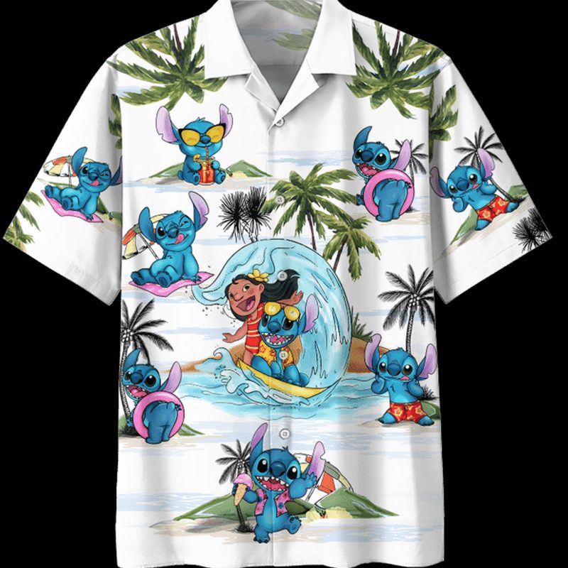 Lilo And Stitch Hawaiian Casual Shirt 169