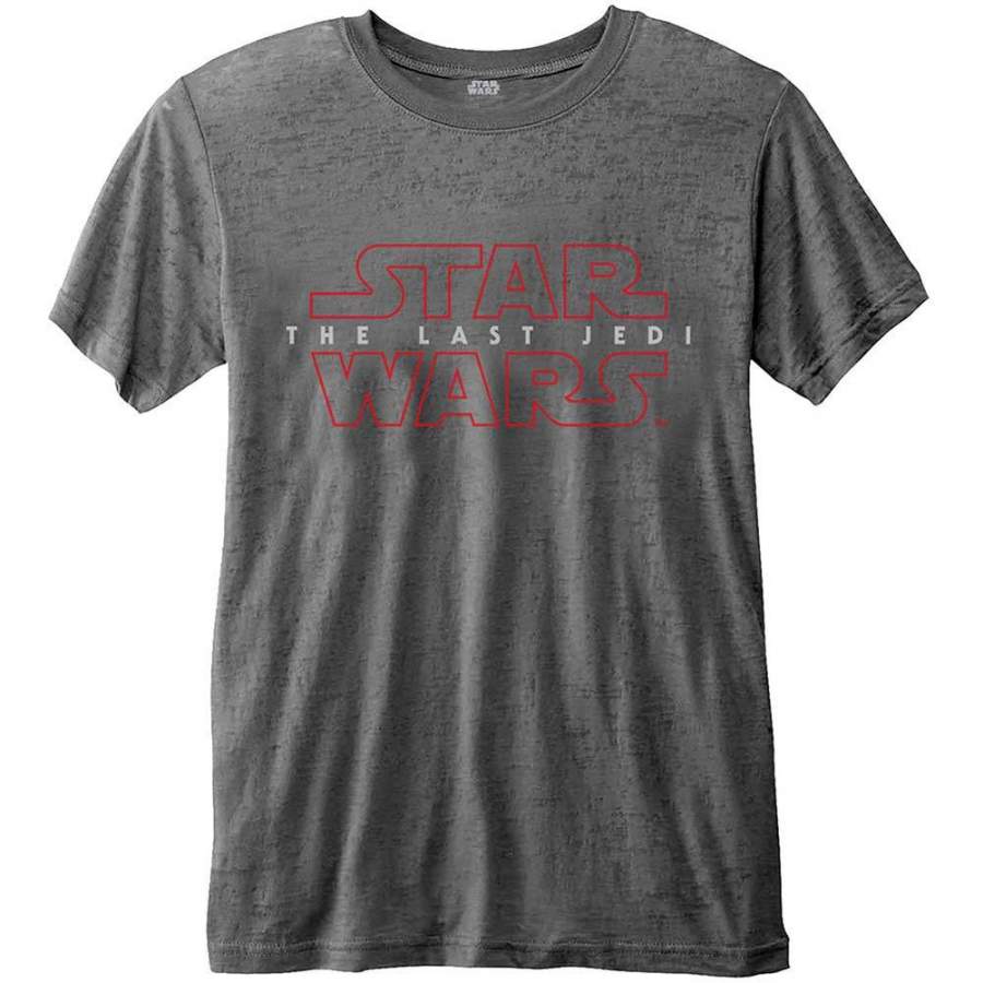 Episode VIII The Last Jedi Logo (Burn Out) Vintage T-shirt