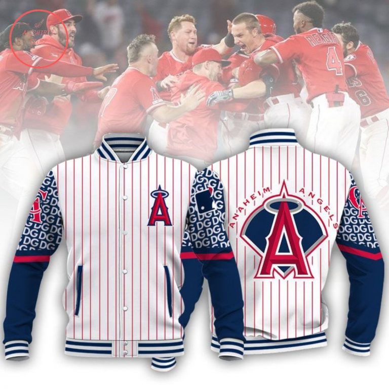 Los Angeles Angels Baseball Jacket V4