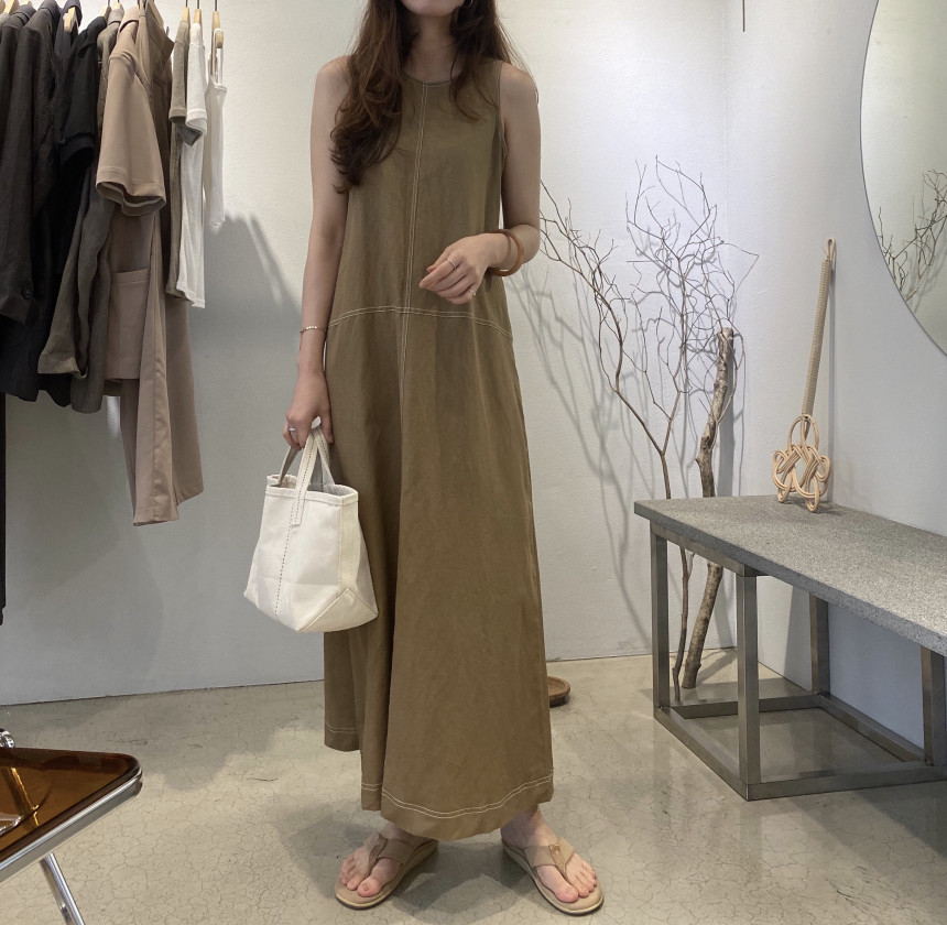 2022 New Arrival Korea Style Sleeveless Chic Girl’s Summer Dress Cotton Linen Japan Fashion Cozy Lazy Women Casual Long Dress alx