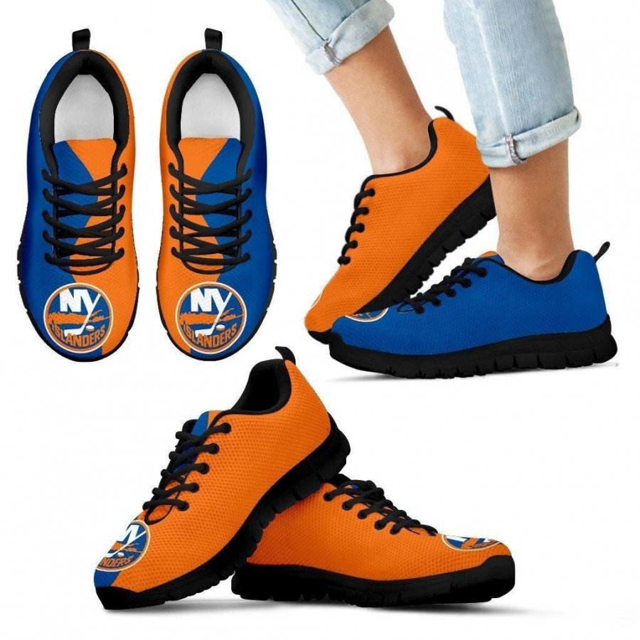 Two Colors Trending Lovely New York Islanders Sneakers #196