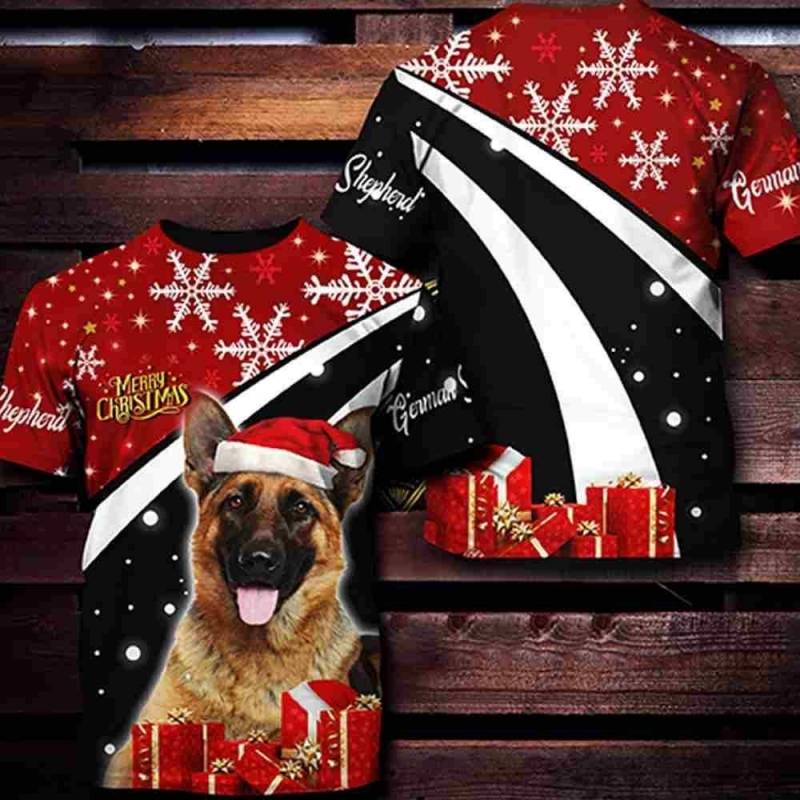 German Shepherd Christmas V1 Gf Hoodie