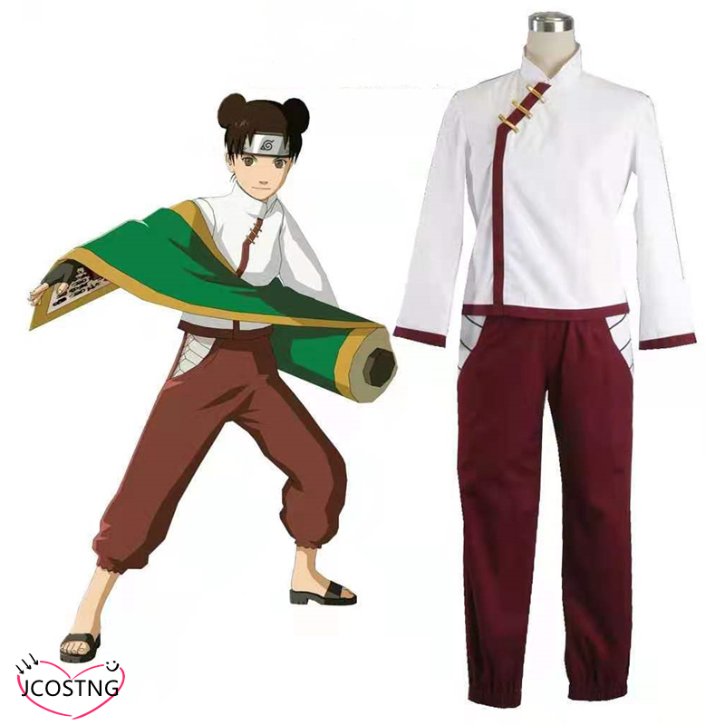 Anime Shippuden Tenten Cosplay Costume Halloween Women Costumes/Suits Full Set Cosplay Clothes alx