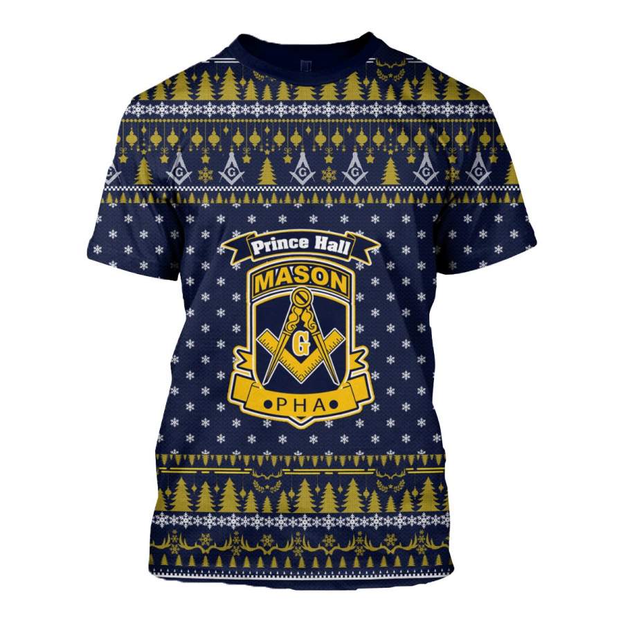 3D ALL OVER FREEMASON UGLY SWEATER 81020192