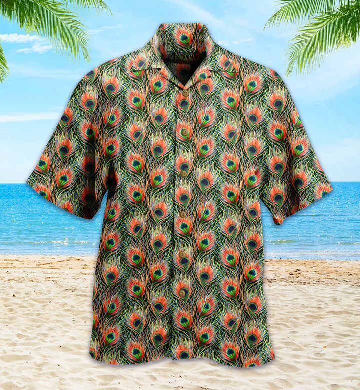 Peacock Yellow Hawaii Shirt Hawaii For Men Women Ha88901