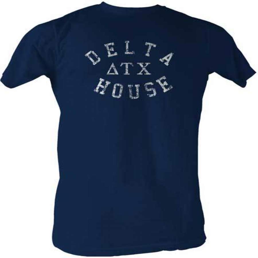 ANIMAL HOUSE-DELTA HOUSE-NAVY ADULT S/S T-SHIRT