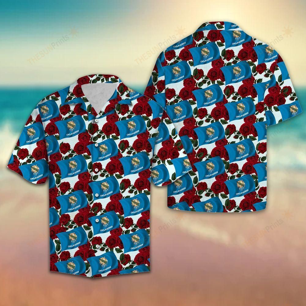 Oklahoma Rose Hawaiian Shirt Ha74174