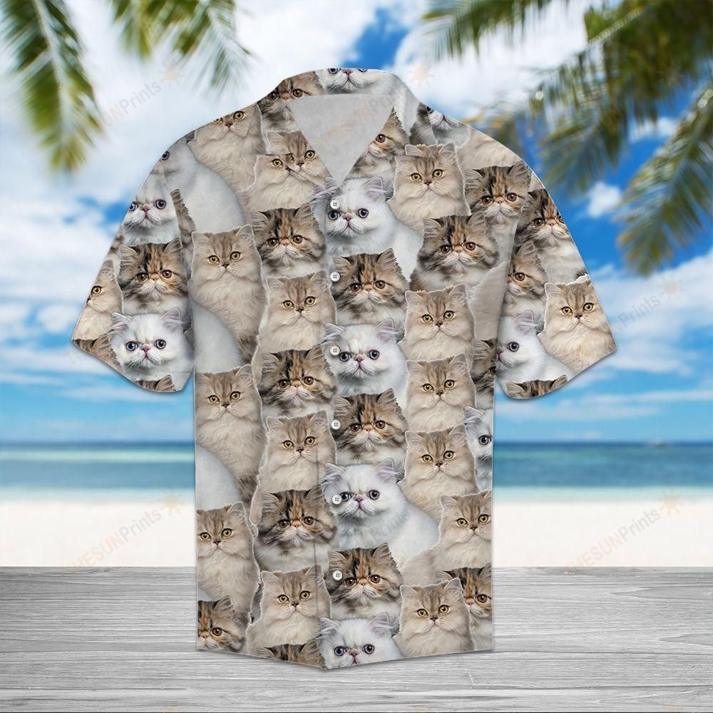 Persian Cat Awesome Hawaiian Shirt Ha83917