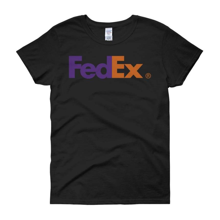 Fedex Logo With Purple And Orange Color Women’S T-Shirt