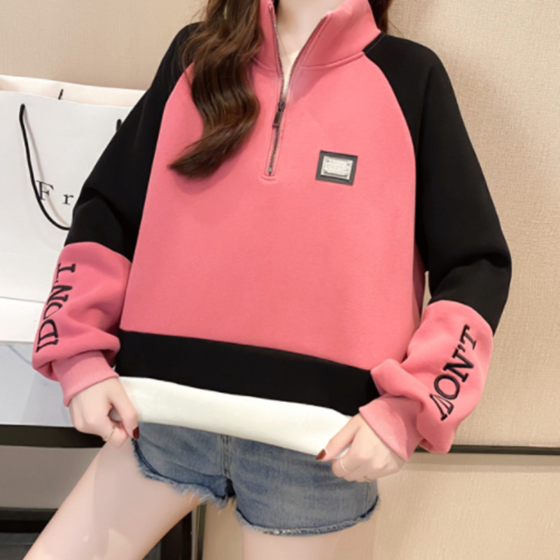 #1139 Retro Streetwear Sweatshirts Women Long Sleeve Loose Sweatshirt Female Harajuku Sweatshiets Casual Korean Style Warm Tops alx