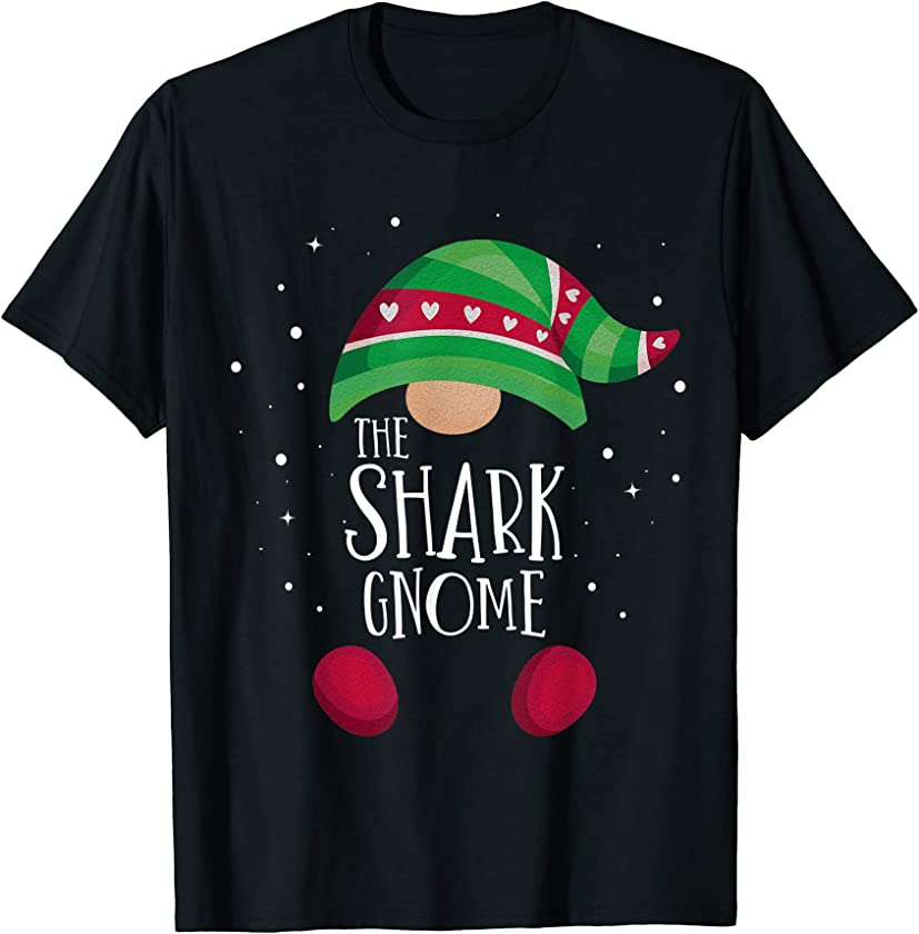 Shark Gnome Matching Christmas PJs Family Pajamas T-Shirt