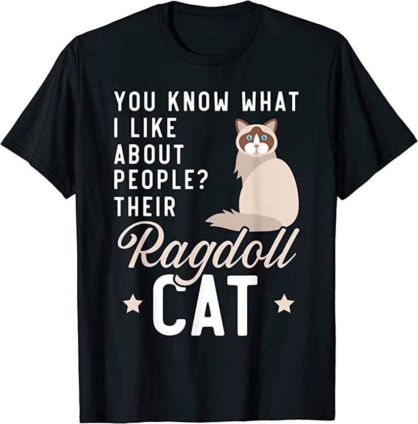 Ragdoll Cats Owner Kitty Lover Paw Love Meow Kitten T-Shirt