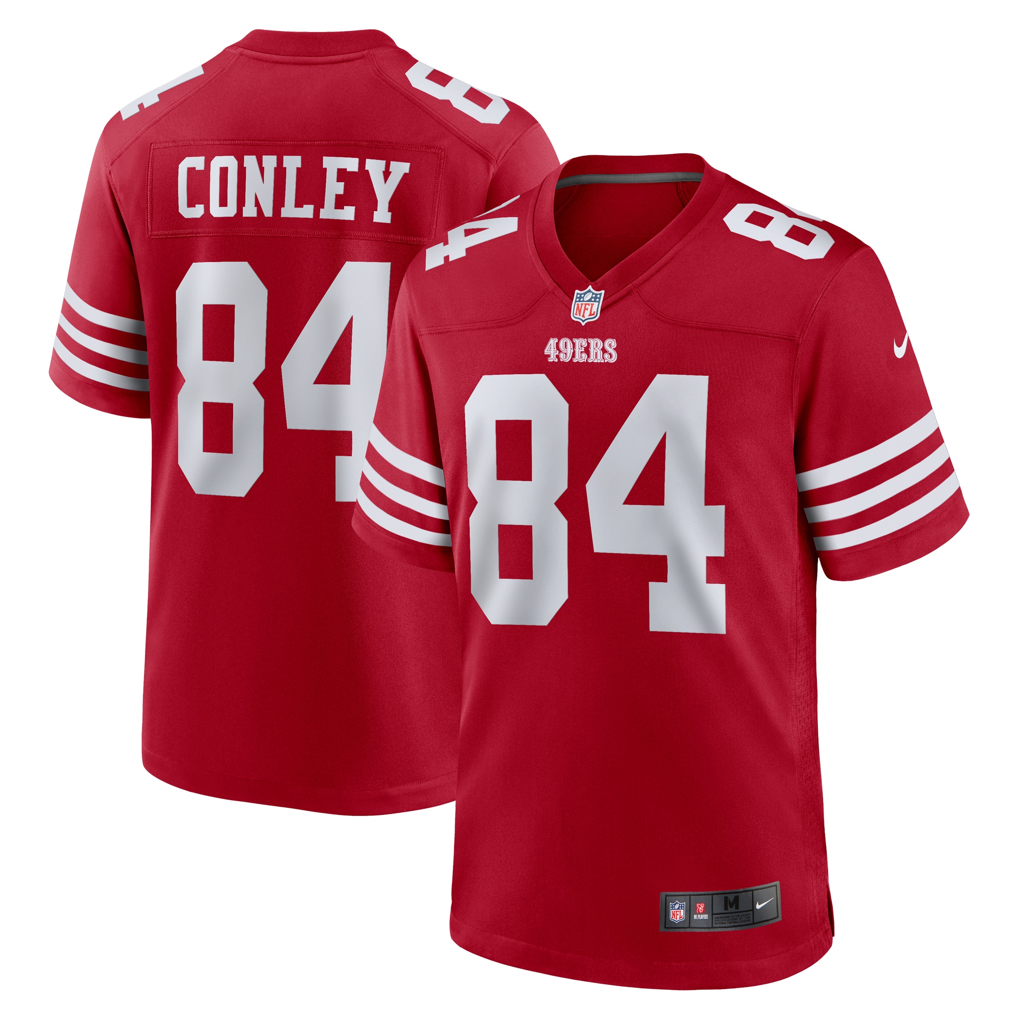 Chris Conley San Francisco 49ers Game Jersey – Scarlet