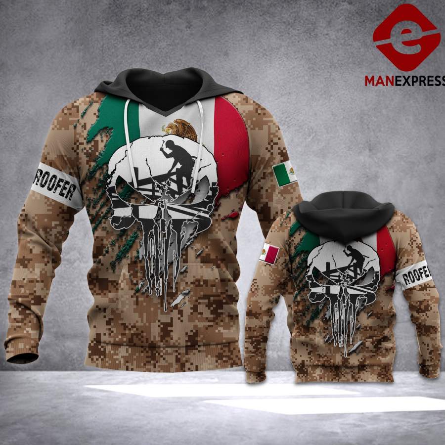 TT MEXICAN ROOFER FLAG – HOODIE JMG