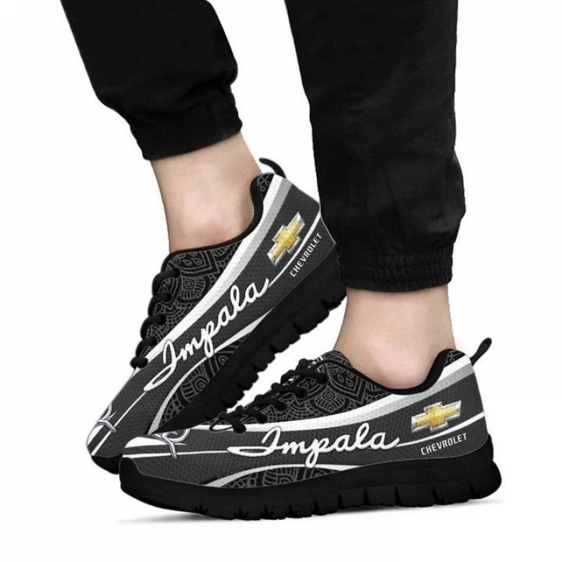 3D Printed Chevrolet Impala TDV Sneakers For Men & Women Ver 2 (Black)