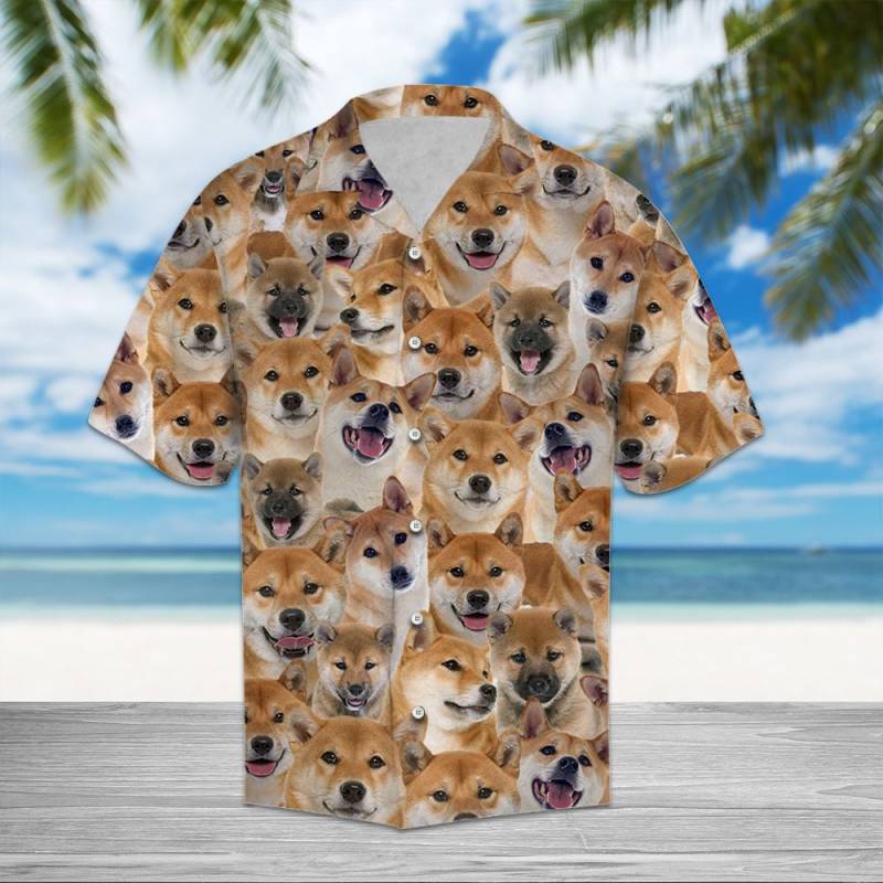 Shiba Inu Awesome Hawaiian Shirt Ha92905