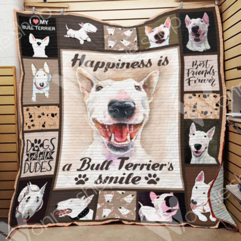 Bull Terrier Dog Blanket NOV0702 90O41