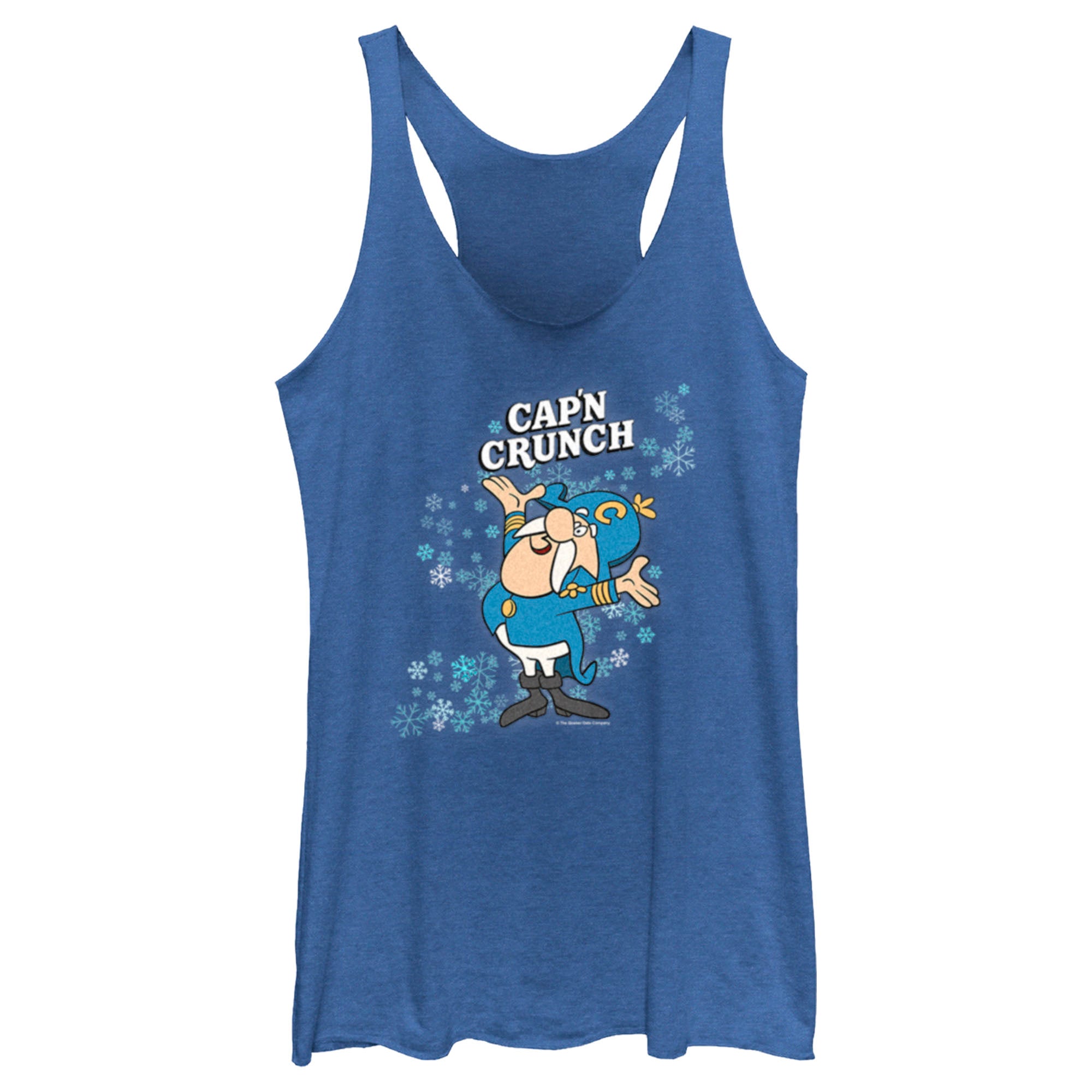 Women’S Cap’N Crunch Retro Snowflakes Racerback Tank Top