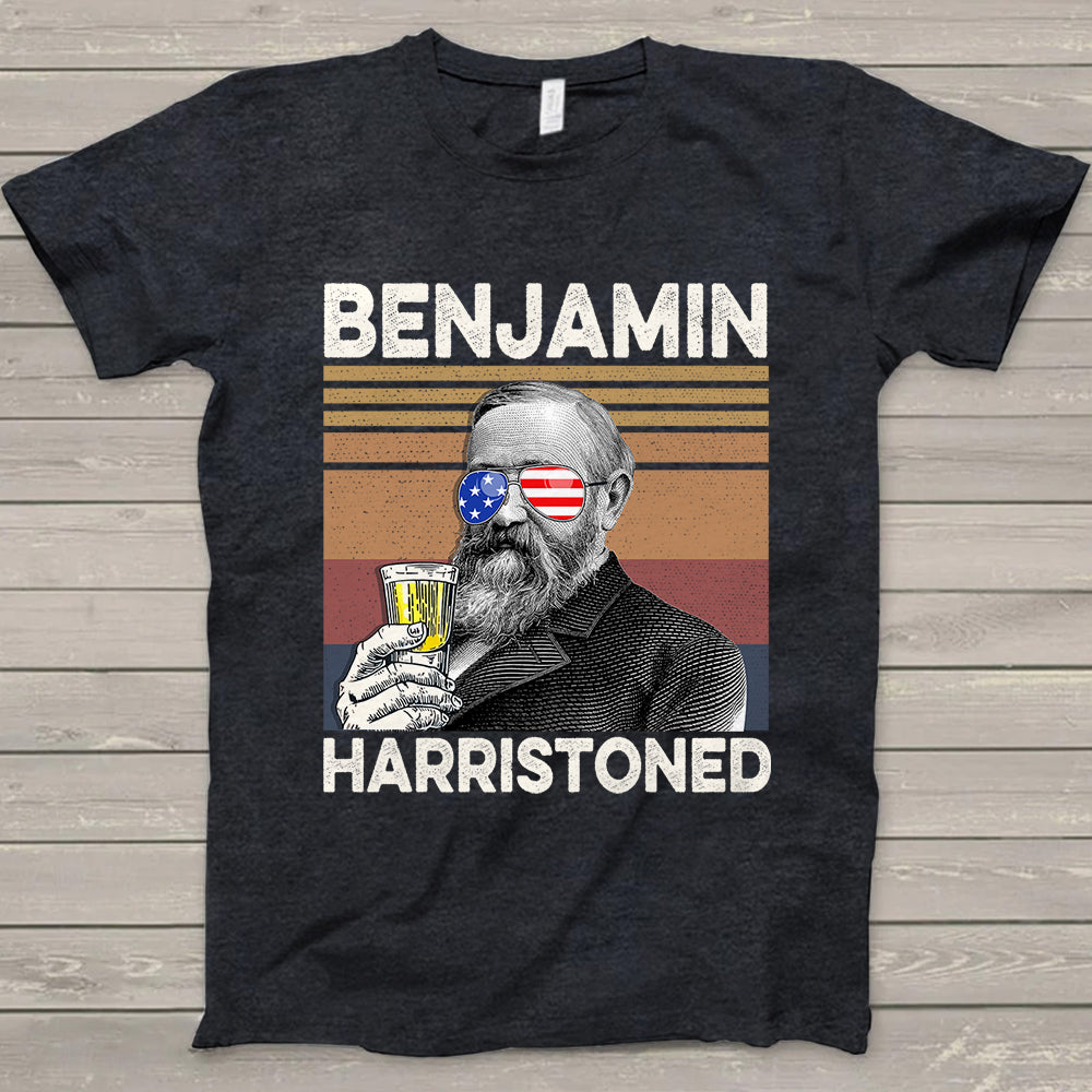 Happy 4Th Of July Benjamin Harristoned Drinking Shirt Hk10 Trhn