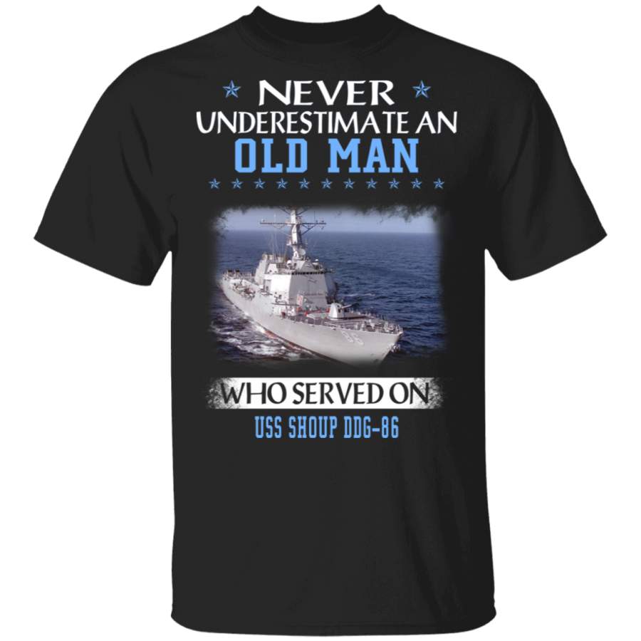 USS Shoup DDG-86) Veterans Day Christmas Gift T-Shirt