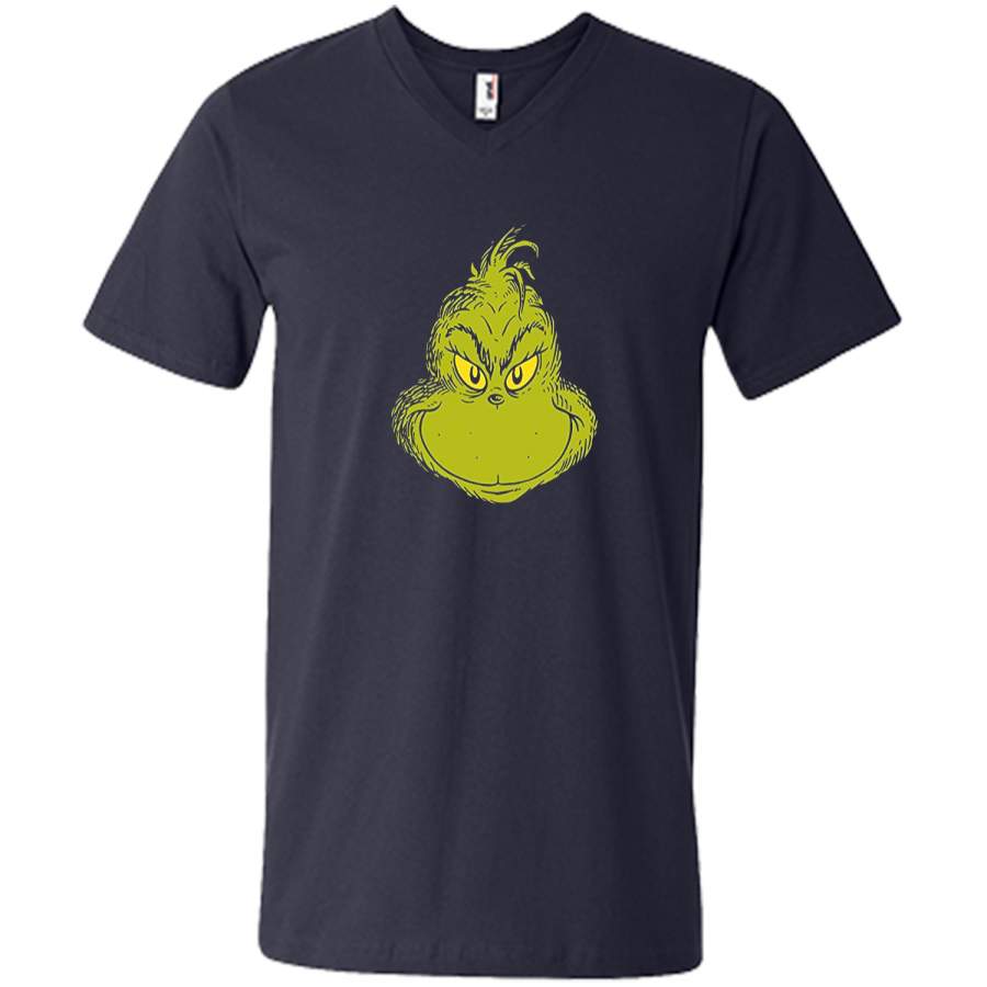 Dr. Seuss Classic Grinch Face T-shirt - ReadingLLC