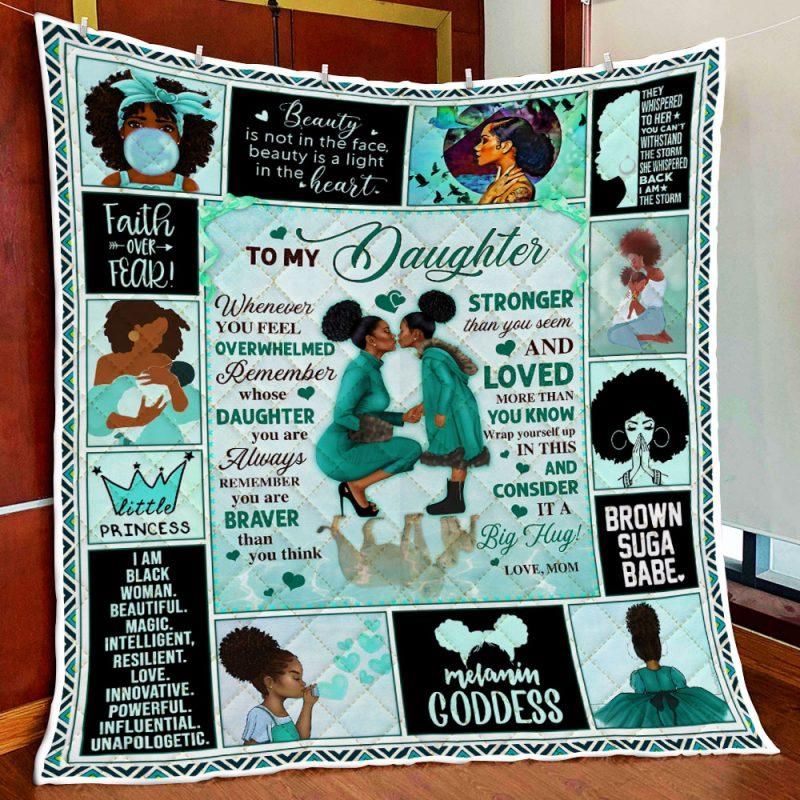 Melanin Queen Melanin, African American Cozy Fleece Blanket Sherpa Blanket