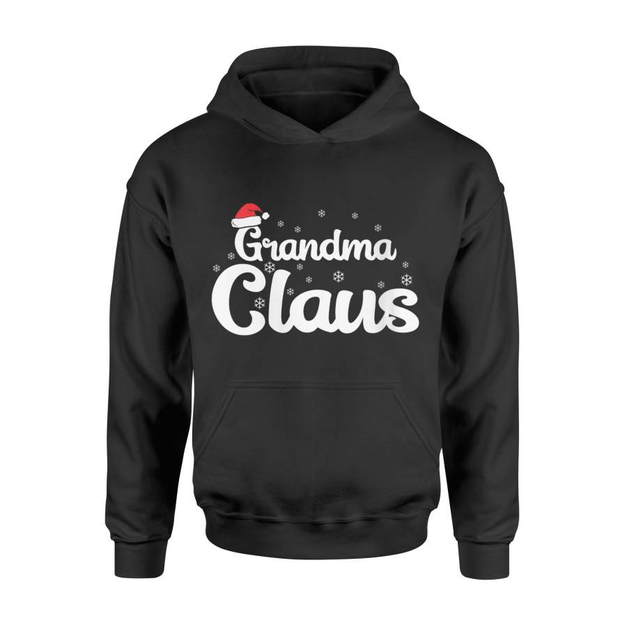 Womens Grandma Claus Christmas Family Matching Pajama V-Neck – Standard Hoodie