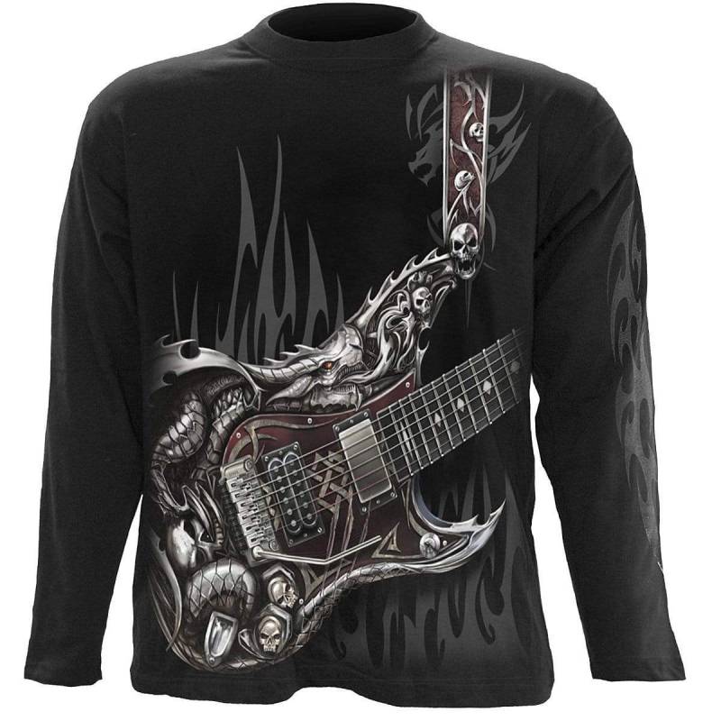 AIR GUITAR - Longsleeve T-Shirt Black