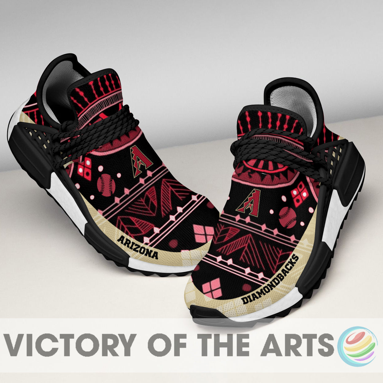 Amazing Pattern Human Race Arizona Diamondbacks Shoes For Fans