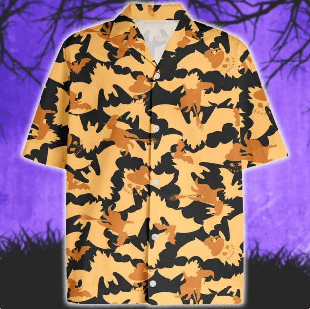 Amazing Halloween Witches Pattern Hawaii Shirt Ha93180