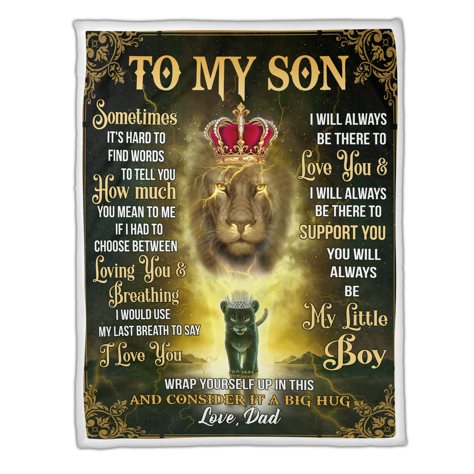 To My Son Blanket