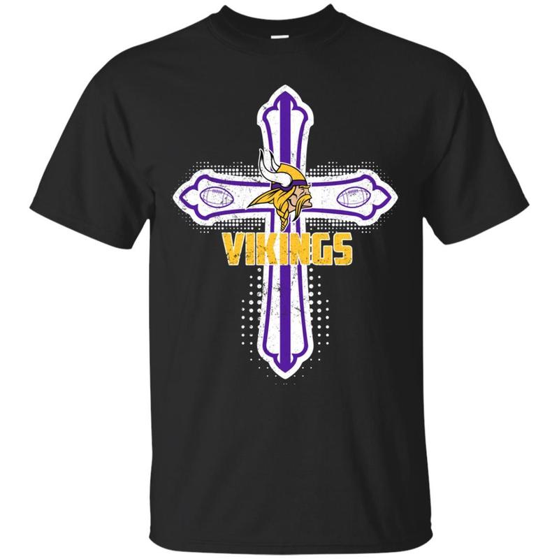 Minnesota Vikings America Sport Cross Men’S T-Shirt