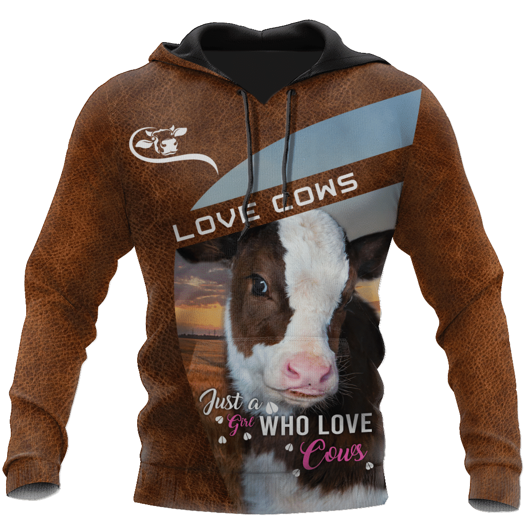 Lovely Cow Unique Design 3D Printed Sublimation Hoodie Hooded Sweatshirt Comfy Soft And Warm For Men Women S to 5XL CTC1301327