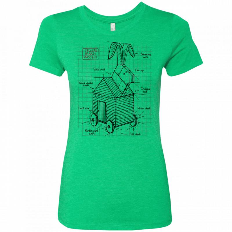 Trojan Rabbit Plan Women’s Triblend T-Shirt